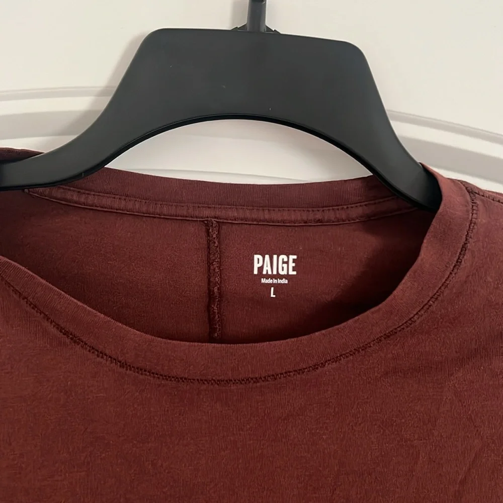 Paige Ramirez Short Sleeve Tee in Vintage Hazel, Size L New w/Tag - Picture 8 of 12